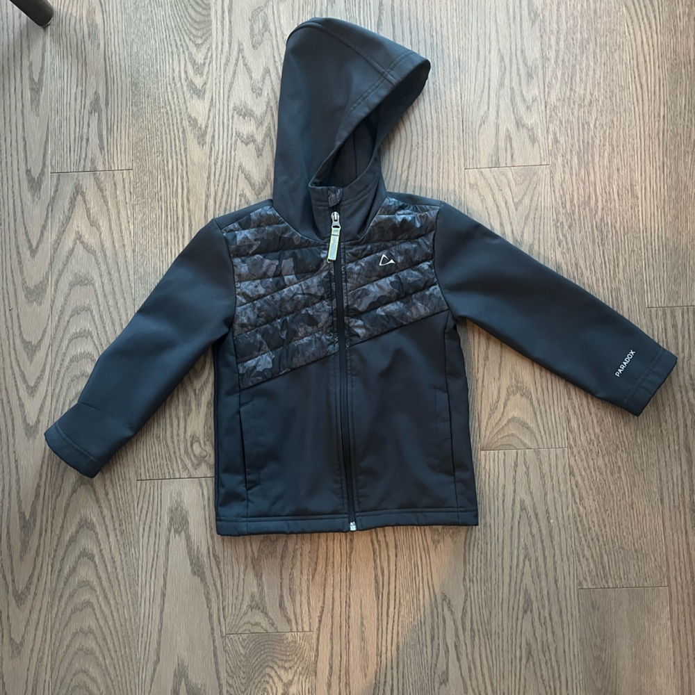 Paradox boy black jacket / windbreaks size XS (4-5)